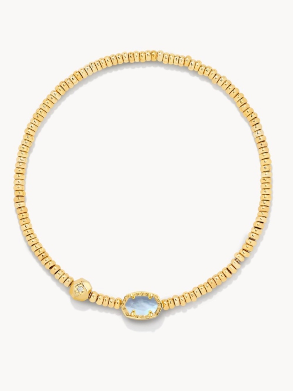Kendra Scott Emilie Stretch Bracelet Periwinkle Illusion Gold